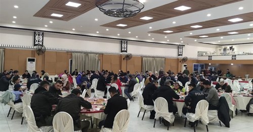 Kaymakam/Başkan V. Tekin, Polis Haftası Dolayısıyla İlçe Emniyet Müdürlüğü Personelleri ile İftar Programında Bir Araya Geldi